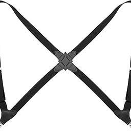 Men Women Suspenders x Type Elastic Straps Suspenders for Proms Choirs Bands Black-image-48