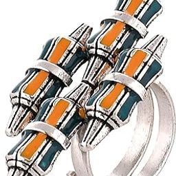 Zulu Amahle Oversized Enameled Ring-image-76