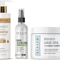 Ultimate Keratin Care: Shampoo, Spa, and Serum for Strong, Healthy Hair. (Set of 3)-9