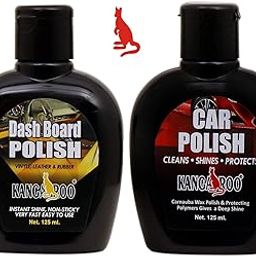 Kangaroo® CAR Polish 125 ML + Dashboard Polish 125 ML + Two Foam Pads-14