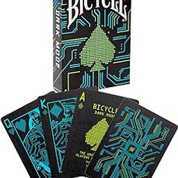 Bicycle Dark Mode Playing Card Game for All Ages,Pack of 1-49