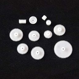 11 Kinds of Plastic Shaft Crown Differential Gears DIY For Toy Robot-12