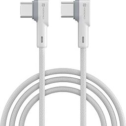 Portronics Konnect L 60W PD Type C to Type C Mobile Charging Cable, 1.2M, Fast Data Sync, Tangle Resistant, TPE+Nylon Braided(White)-27
