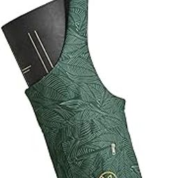 Wiselife Yoga Mat Side Premium Carry Bag, Full Easy Access, Multi Functional Storage Pockets & Broad Shoulder Strap | Tote Bag Suitable Upto 10MM Yoga Mats (Green)-image-77