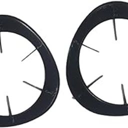 Gas Stove Burner Support Stove oval shape stand 2 Numbers (its black colour)-image-61