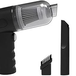 Nexurox 3 in 1 Car Mini Vacuum Cleaner with Blower Wireless Portable Rechargeable Handheld High Power Suction Vacuum Cleaning Machine for Home Car Computer Keyboard Cordless Air Blowing Dusting-30