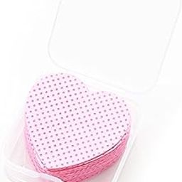 SAZ DEKOR® 50X Nail Polish Remover Pads Soft Heart Shape Absorbent Nail Wipe Pink|Nail Care Kit For Women, Softens And Nourishes Hand And Feet, Manicure Pedicure Tool Kit, Nail Art|-image-78