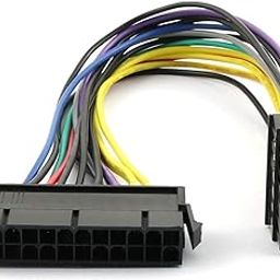 AdzMozi PC-Power Supply Upgrade Manually Convert 24-Pin to 14-Pin Cable Main Board Adapter Cable 28cm for ATX Power Supply,Multi-colored-12