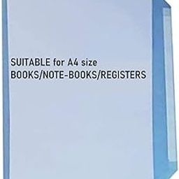True-Ally Self Wrapping Book Cover for A4 Size Long Notebook Register Size 30cm x 20 cm x 1.5cm with Self Adhesive Folding (Pack of 20 (30 x 20 cm - A4))-picture-5