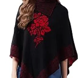 modeve Women Cable Knit Poncho-picture-43