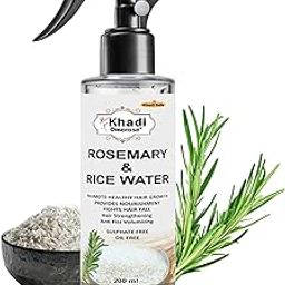 Khadi Omorose Rosemary & Rice Extract Water Spray for Hair Growth | 200 ml | Adds Shine & Helps Reduce Hairfall, Strengthens Hair | For All Hair Types | For Men & Women |-2