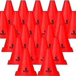 Belco Sports 6 Inch Cone Marker Set Red (RED, Pack of 24)-picture-23