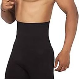 Men Tummy Tucker High Waist Shaper Boxer Brief Black, 1 PC (Fee Size)-14