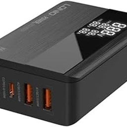 E-Sell Enterprise, LDNIOo A4809C Universal 100W GaN Super Fast Desktop USB Charger with LED Display, 4 Port USB (PD3.0&QC4.0) Charging Station-20
