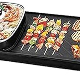Delavala 2 in 1 Multifunctional Electric Hot Pot Grill, Portable Electric Baking Pan, Barbecue Baking Pan with Temperature Adjustments for Portable Household Kitchen Tools Smokeless Indoor-28