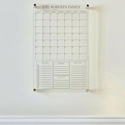 Personalized Acrylic Calendar for Wall | Office Decor Dry Erase Board | Clear Acrylic Calender-28