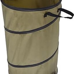 Zerodis Collapsible 30 Gallon Garden Waste Bags Pop up Bucket Reusable Yard Leaf Bag Holder with Heavy Duty Hardshell Bottom Ideal for Camping Recycling and More-image-22