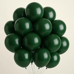 Untumble Dark Green Balloons For Decoration Set of 25 Pcs Balloon For Decoration Birthday Dark Green Metallic balloons for Birthday-image-42