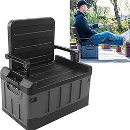 Deoxys Fishing Box Chair, Fishing Lure Storage Organizer, Fishing Tackle Box, Outdoor Fishing Lure Box, 3 in 1 Multifunctional Double Layer Large Capacity-image-49