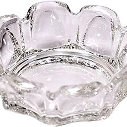 Suzec Crystal Glass Ash Tray | Smoke Collectible | Glass Tray | Cigar Tray Tribal Decoration | Tabletop Ashtray Indoor Outdoor Use Cigarette Cigar Ash Holder Desktop Smoking for Home Or Office-picture-11