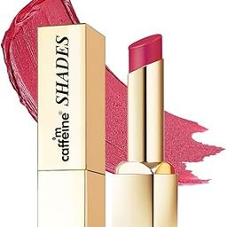 mCaffeine Shades Creamy Matte Kiss Bullet Lipstick | Moisturizing & Lightweight | Comfortable, Non-drying & Long Stay Lipstick | Infused with Cocoa Butter & Vitamin E | Lipstick | 3.5 g - Pink Mimosa-8