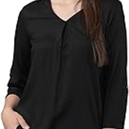 Women's Elegant Embroidered V-Neck Shirt | Long Sleeves for A Chic Look Casual | Tops for Woman | Women Tops | Stylish Top-image-57
