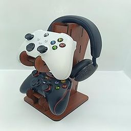 IGNITE CRAFTS Wooden Gaming Controller & Headset Stand – Multi-Device Holder for Xbox, PlayStation, PC, & More | Eco-Friendly Desk Organizer with Premium Finish, Gamer's Stand,Gaming Setup-picture-25