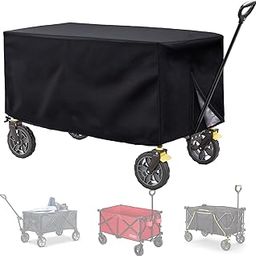 YOUSEEN Folding Wagon Cover for Garden, 38" L x 22" W x 20" H, High Density Waterproof,Utility Wagon Cart Cover only Black.(Only Cover)-image-72