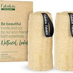 FABSKIN Natural Loofah Scrubber for bathing For Men and Women - Pack Of 2 - Indian Natural Organic Bath Scrubber For Body-image-17