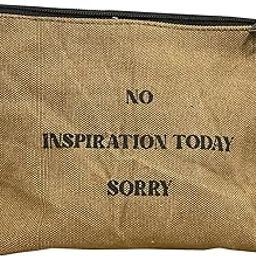 Canvas Compact Makeup Pouch for Girl Small Pouch (Tan)-image-24