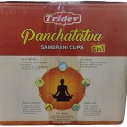 Tridev Sambrani Dhoop Cup 5 in 1 Pack of 12-image-65