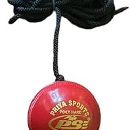 PSE Synthetic Ball with a Cord Cricket Hanging & Knocking Ball for Indoor & Outdoor Training |Practice| Batting-image-104