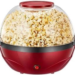 Popcorn Maker Machine, Popcorn Maker with Built-In Stirrer and Serving Bowl, great for Home Party Kids, Hot Oil Popcorn Machine, Non-Stick, large lid, healthy and delicious snack.-picture-20