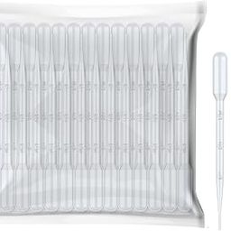 Spylx 3ML Pipettes Plastic Eye Droppers, Plastic Transfer Pipettes for Essential Oils, Dropping Pipettes Plastic Dropper Transfer of Liquids (Pack of 100)-32