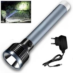 Quicknik Rechargeable Brightest Powerful Handheld Flashlight, Super Light with 5 Modes Torch for Camping Hiking Emergency (1 Pack)-30