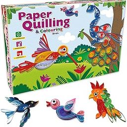 TOY FUN The Art of Paper Quilling Bird Series Art and Craft for Kids | DIY Kit Set for Young Artist Age 5 Years and Above.Gift for Creative Girls-picture-21