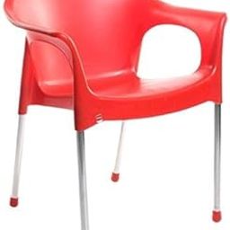 Cello Metallo Cafeteria Set of 6 Chairs (Red) | Strong and Durable | Easy to Clean | Chair for Living Room, Bed Room, Kitchen, Office Room, Outdoor | 3 Years Warranty-image-15