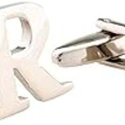Mens Brass Initial Cufflinks Letter Business Shirt Cuff Links Wedding Gift R|1 Pair Cufflinks| Mens Jewelry |Jewelry & Watches-image-40