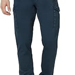 spykar Men's Regular Fit Mid Rise Cargos-picture-43
