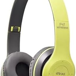 icall P47 Wireless Bluetooth Over Ear Headphones - Best Wireless Gaming Headphones Under 1000 | Premium BT Headphone for Music & Gaming (Green)-picture-24