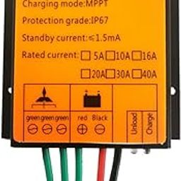 3NH® MPPT 100W -1000W Waterproof PWM Wind Turbine Charge Controller 20A 30A Low Wind Speed Regulator Voltage Boost 12V 24V AUTO 48V-30