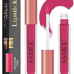Asmee Liquid Matte lipstick Tulip, Last up to 12hrs, 100% Veg, FDA Approved, Cruelty free, Paraben free, Jojoba Oil Vitamin E (4ML)-image-74