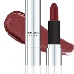 FLiCKA Tomato Bullet Matte Lipstick| Non-transfer Lipstick, Waterproof, Hydrating, Moisturizing, Upto 6Hrs, Shade 14, 4g-image-1