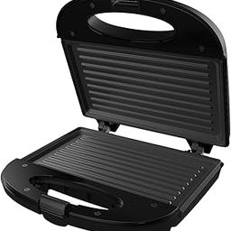 Crompton Instaserve Grill 800 Watts Sandwichmaker with Powerful Heating element (Black), Small-25