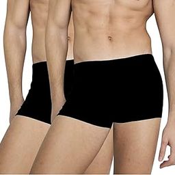 Albatross in Highsky Men's Navy Blue Cotton Blend Boxer Briefs, Mid Rise, Moisture Wicking, Pack of 2-image-36