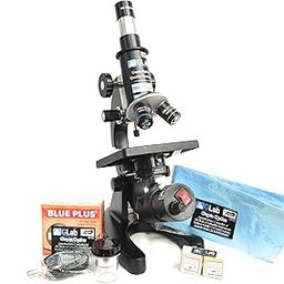 G Lab Compound Student Microscope with LED LAMP,50 Blank N Two Prepared Slides ISO 9001:2015 Certified-12