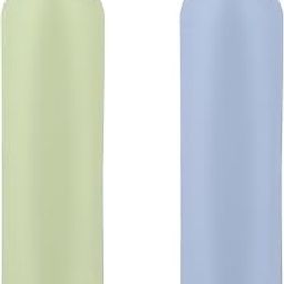 WLLHYF Squeeze Bottles 2 Pack Refillable Plastic Travel Containers Empty Bottles With Disc Top Flip Cap Travel Accessories for Shampoo Creams Lotion Conditioner (Green Blue, 260ML)-image-60