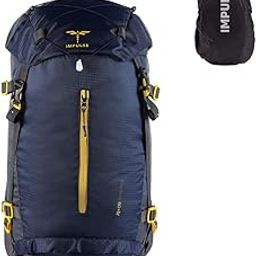 Impulse Inverse 65L Travel bag with Rain Cover | Water Resistant | Padded Adjustable Shoulder Straps & Waist Belt | Ideal for Hiking, Camping & Travel Rucksack Backpack- Blue |1 Year Warranty-12