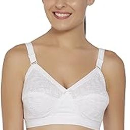 Anika White Colour Non Padded Comfortable, Skin Friendly Regular Women Cotton Bra with Elastic Strap - Pack of 1-picture-25