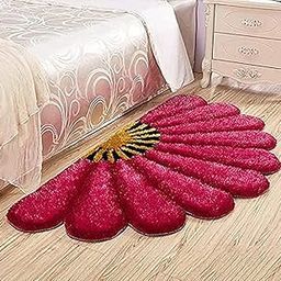 Cotton Half Sunflower Kitchen Rectangular Floor Mat For Kitchen/Yoga/Living Room/Bed Room Rugs Size(18 X 30 Inch) Light Pink-image-92